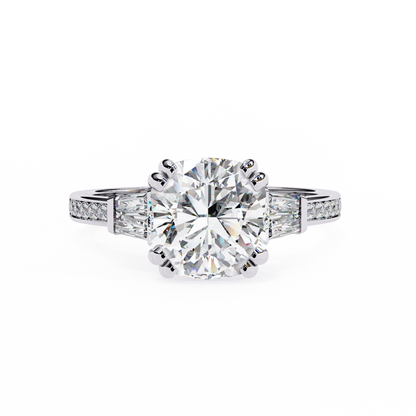 Sogno di Luce Cushion Solitaire Ring