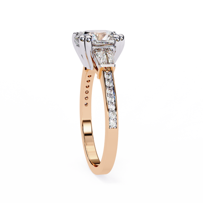 Sogno di Luce Cushion Solitaire Ring