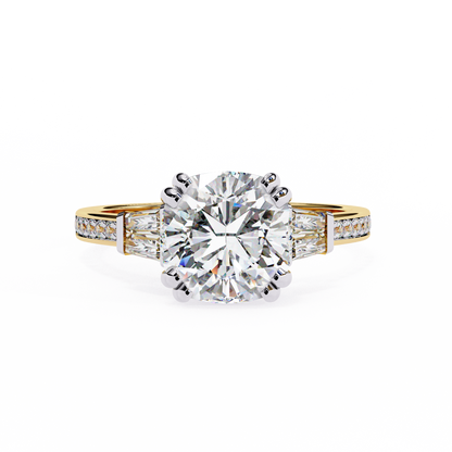 Sogno di Luce Cushion Solitaire Ring