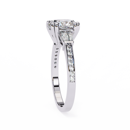 Sogno di Luce Cushion Solitaire Ring