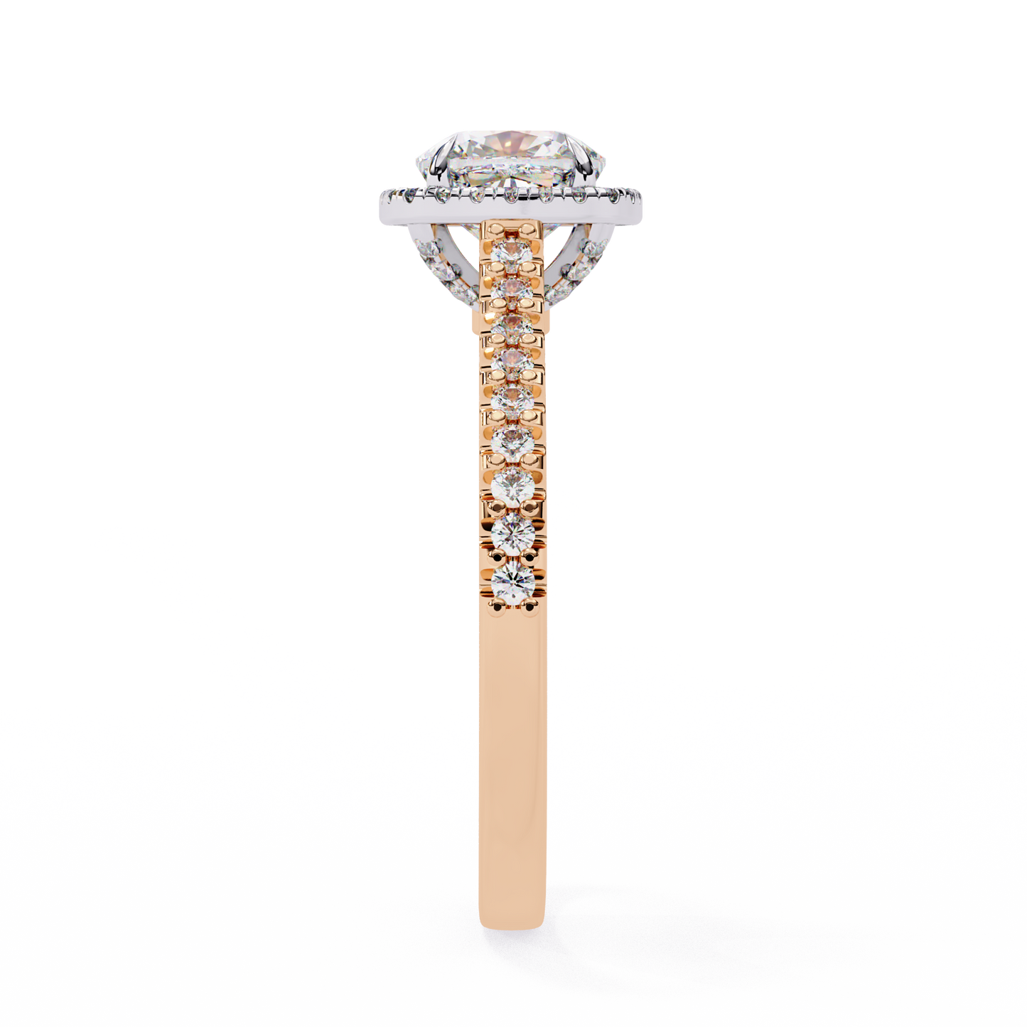 Eleganza Viva Cushion Solitaire Ring