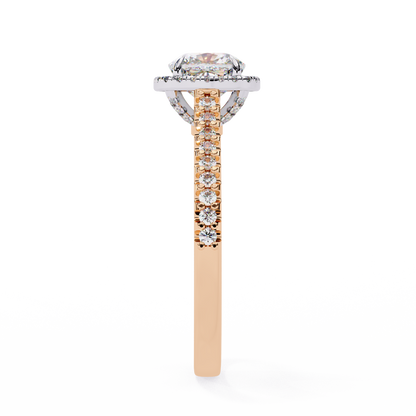 Eleganza Viva Cushion Solitaire Ring
