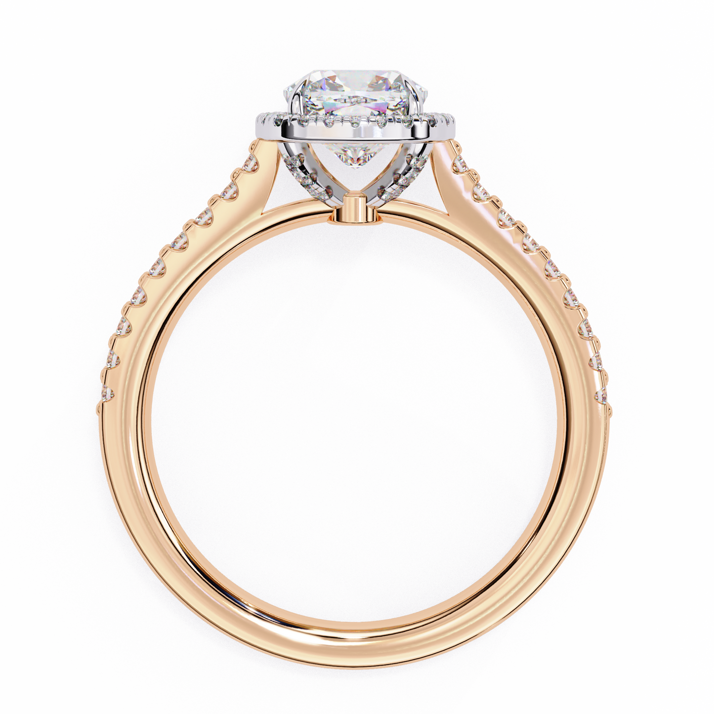 Eleganza Viva Cushion Solitaire Ring