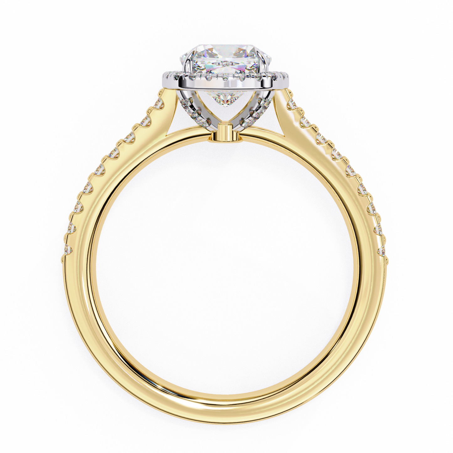 Eleganza Viva Cushion Solitaire Ring