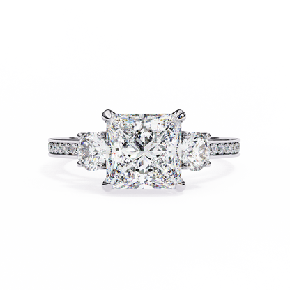 Estrella Fina Princess Solitaire Ring