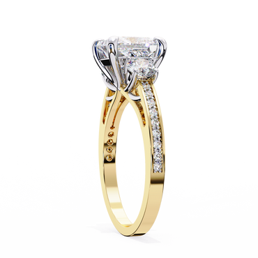 Estrella Fina Princess Solitaire Ring