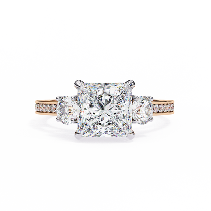 Estrella Fina Princess Solitaire Ring