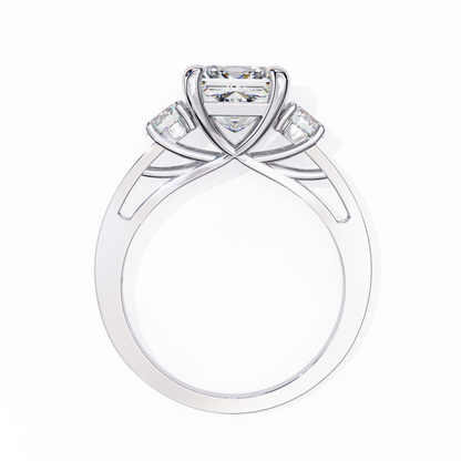 Estrella Fina Princess Solitaire Ring