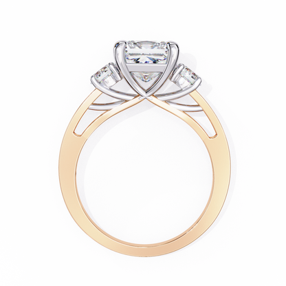 Estrella Fina Princess Solitaire Ring