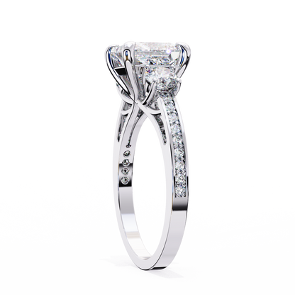 Estrella Fina Princess Solitaire Ring