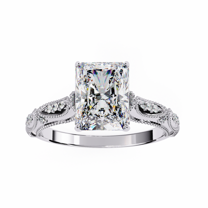 Flor Radiante Radiant Solitaire Ring