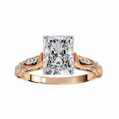 Flor Radiante Radiant Solitaire Ring