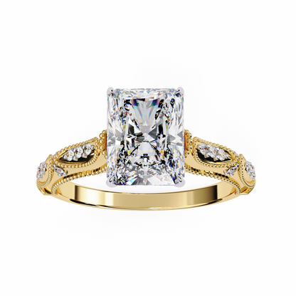 Flor Radiante Radiant Solitaire Ring