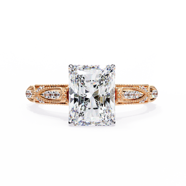 Flor Radiante Radiant Solitaire Ring
