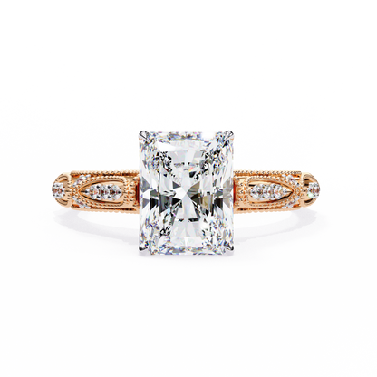 Flor Radiante Radiant Solitaire Ring