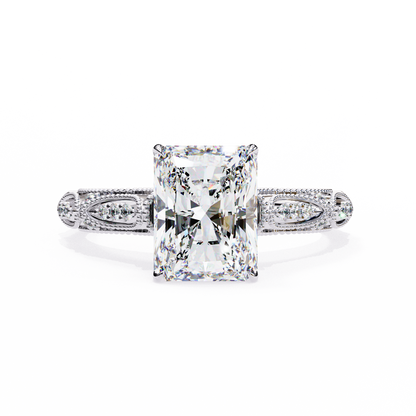 Flor Radiante Radiant Solitaire Ring