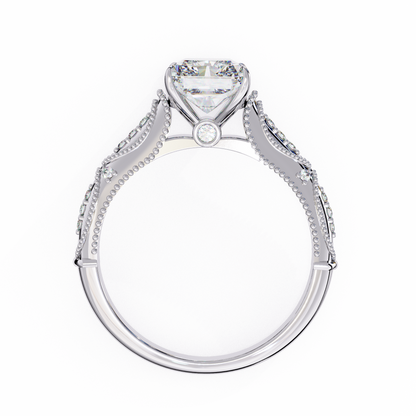 Flor Radiante Radiant Solitaire Ring