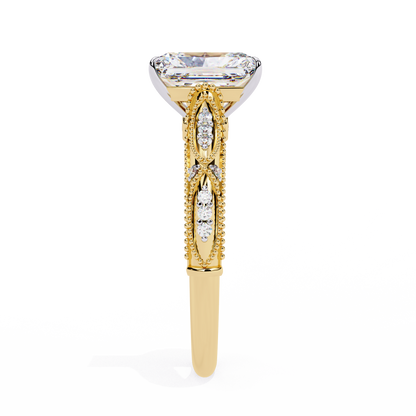 Flor Radiante Radiant Solitaire Ring