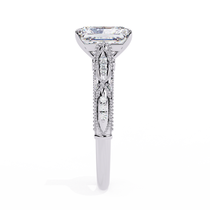 Flor Radiante Radiant Solitaire Ring