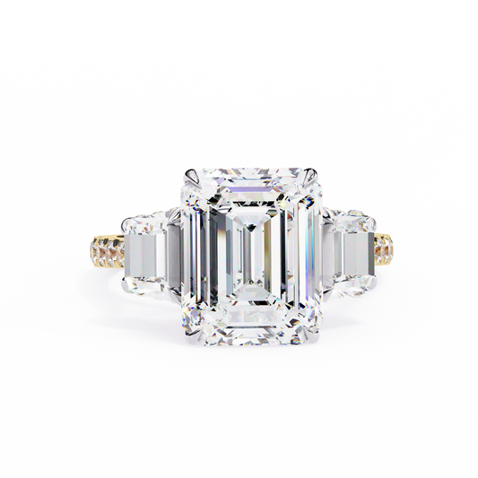 Corazón Claro Emerald Solitaire Ring