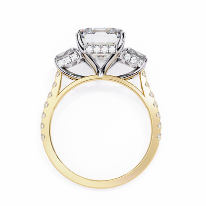 Corazón Claro Emerald Solitaire Ring