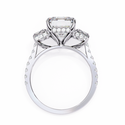 Corazón Claro Emerald Solitaire Ring