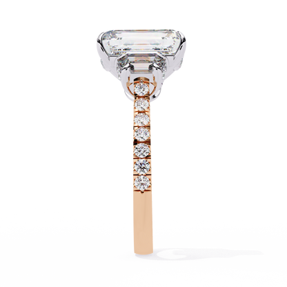 Corazón Claro Emerald Solitaire Ring