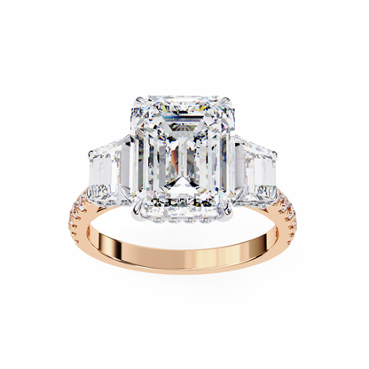 Corazón Claro Emerald Solitaire Ring