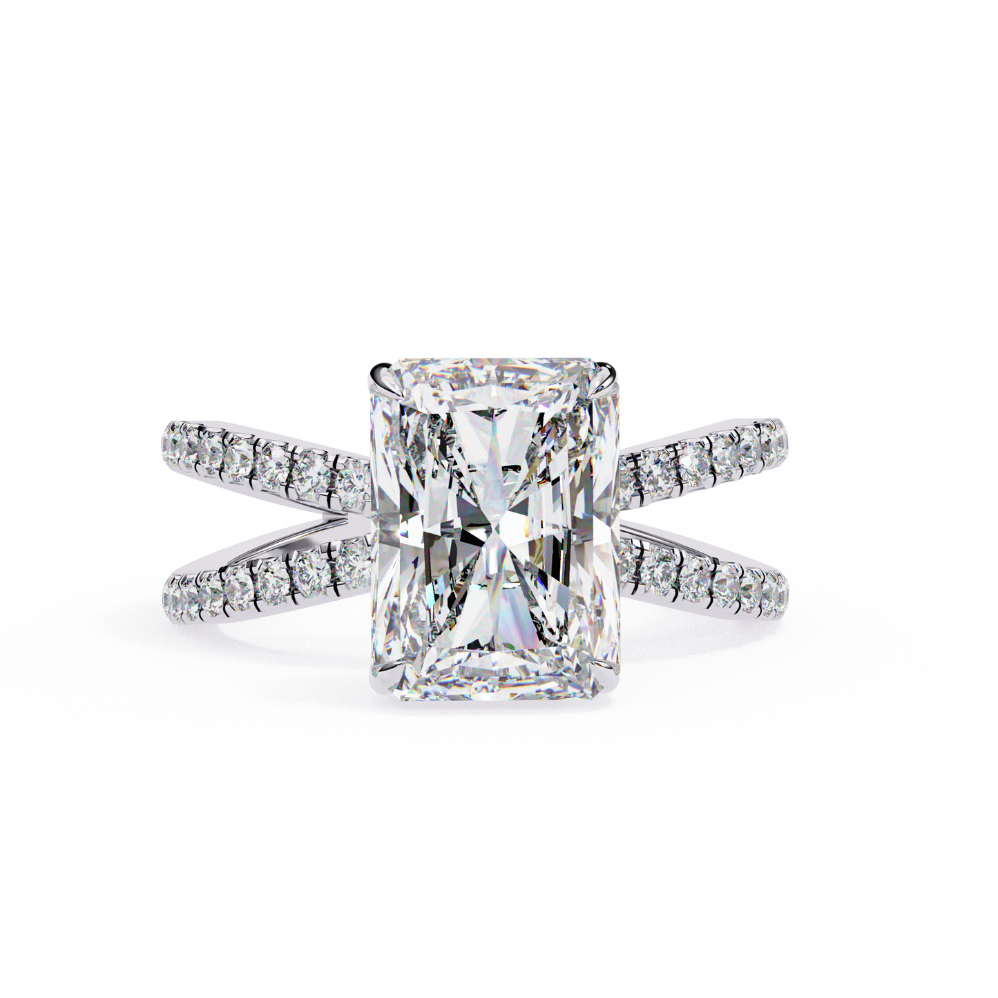Nocturna Flare Radiant Solitaire Ring