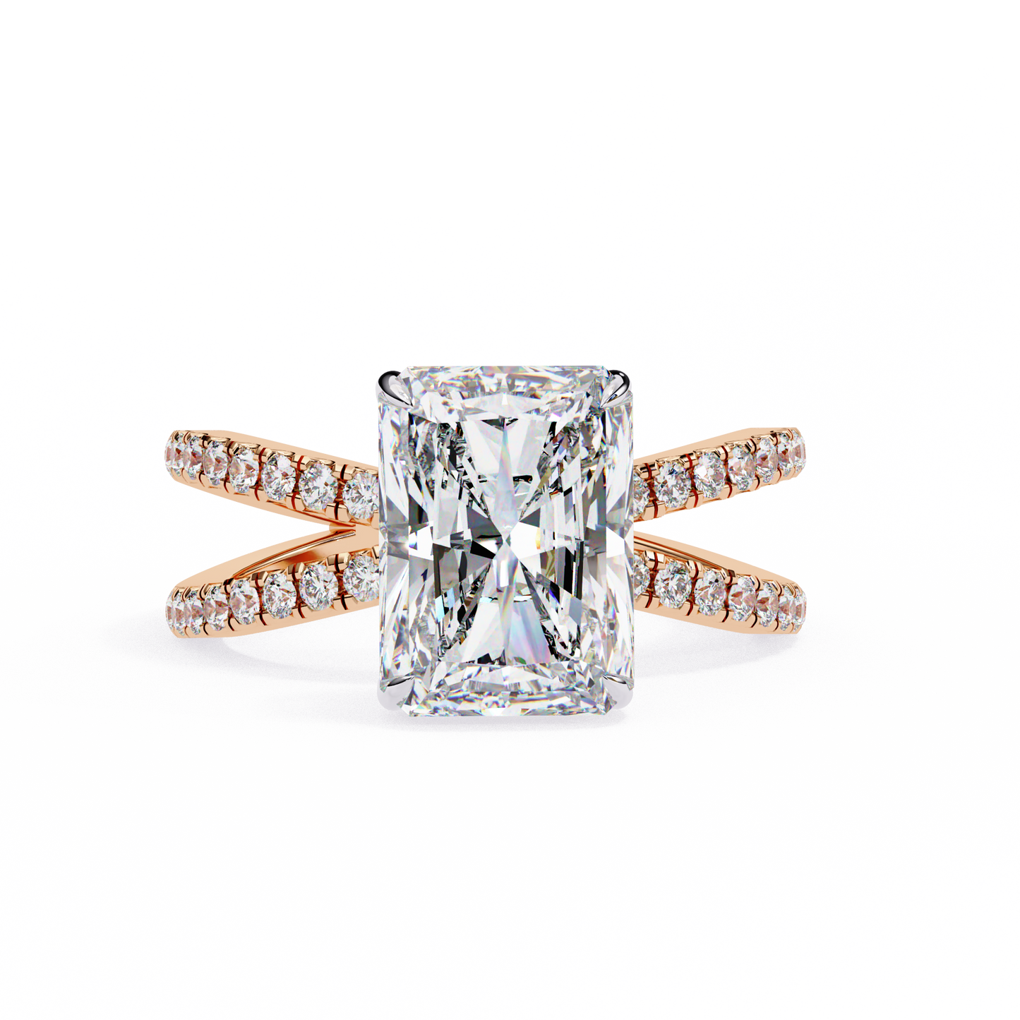 Nocturna Flare Radiant Solitaire Ring