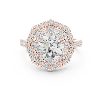 Starbind Circle Solitaire Ring