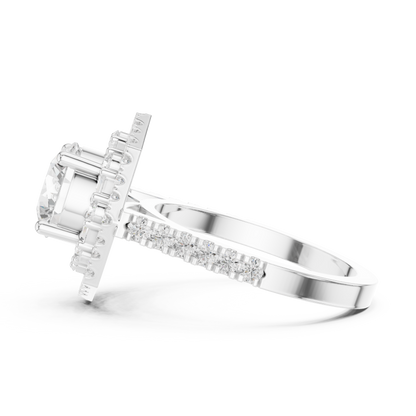Starbind Circle Solitaire Ring