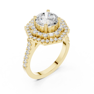 Starbind Circle Solitaire Ring
