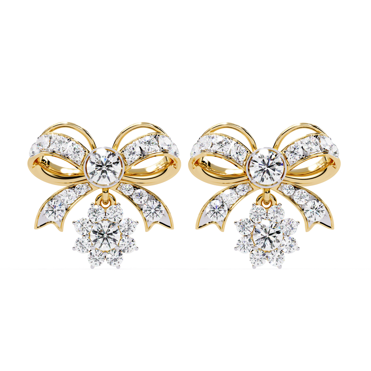 Serene Sparkle Diamond Earrings