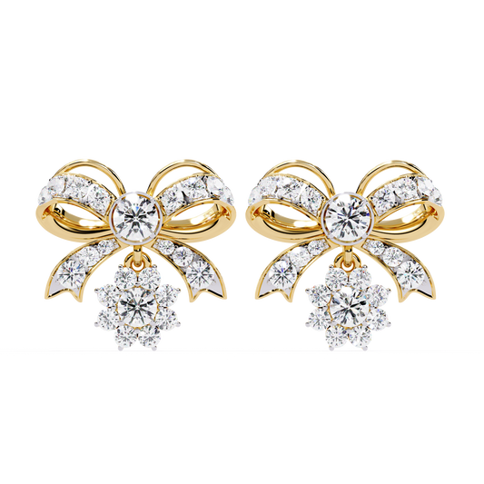 Serene Sparkle Diamond Earrings