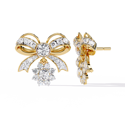 Serene Sparkle Diamond Earrings