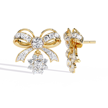 Serene Sparkle Diamond Earrings