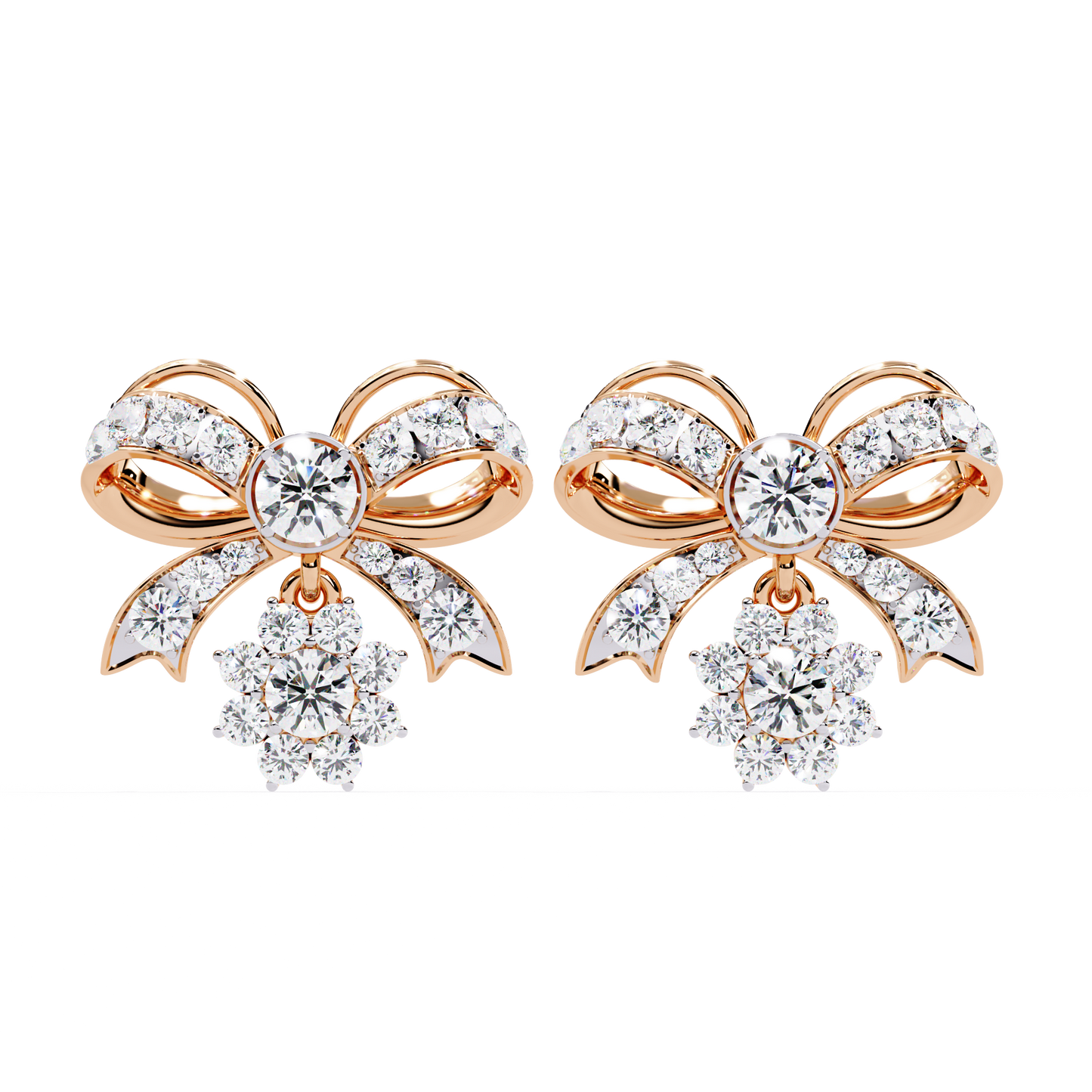 Serene Sparkle Diamond Earrings