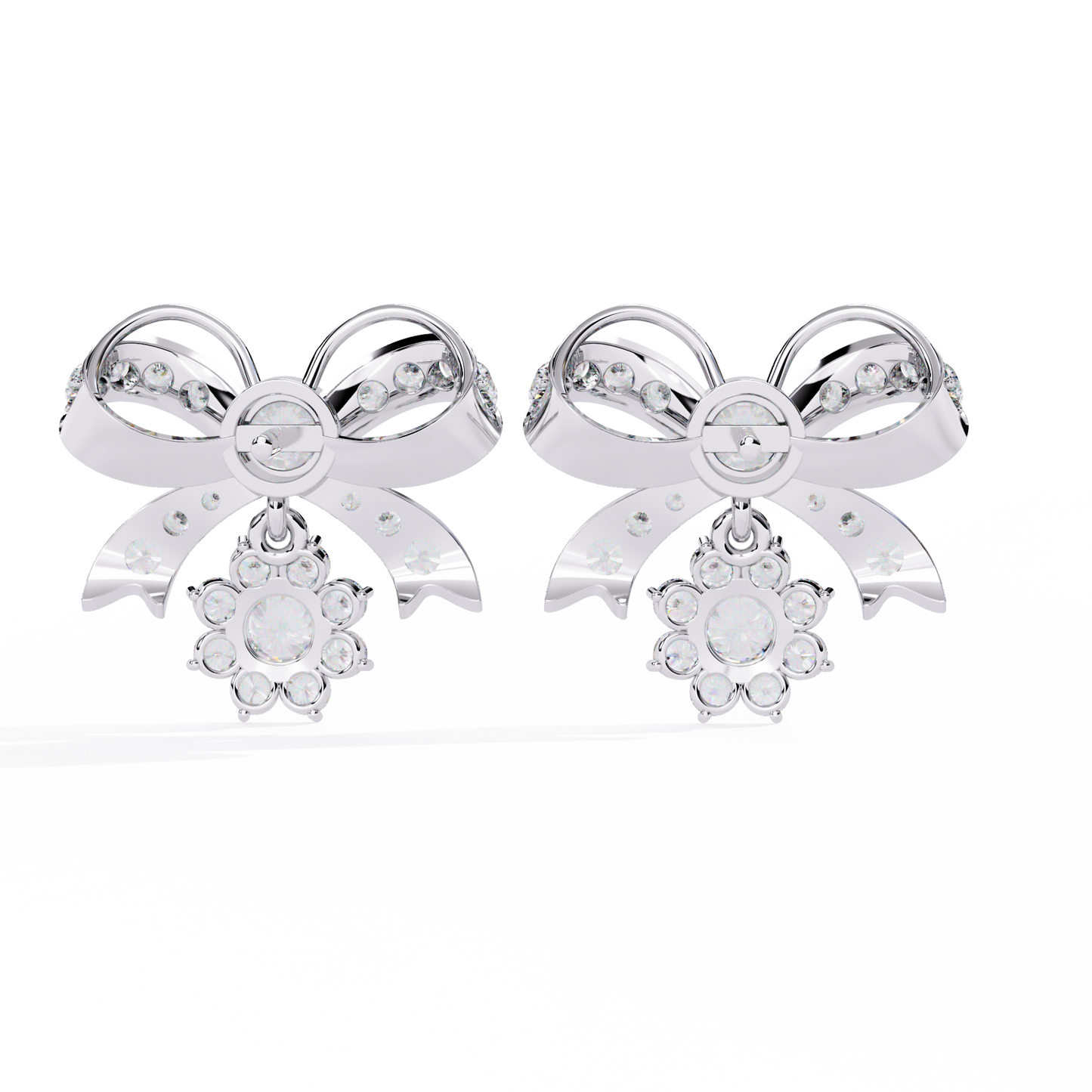 Serene Sparkle Diamond Earrings
