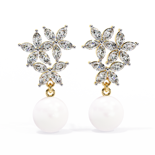 Starlit Kiss Diamond Earrings
