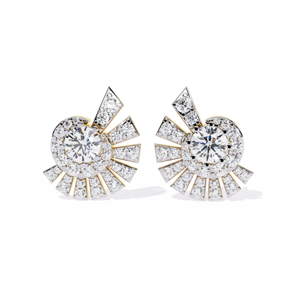 Corazón de Oro Diamond Earrings