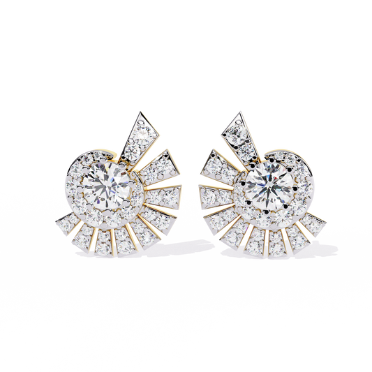 Corazón de Oro Diamond Earrings