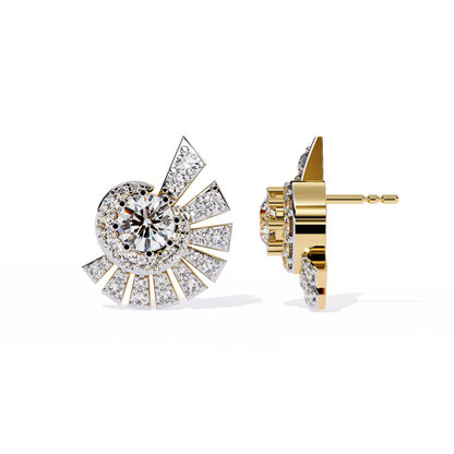 Corazón de Oro Diamond Earrings