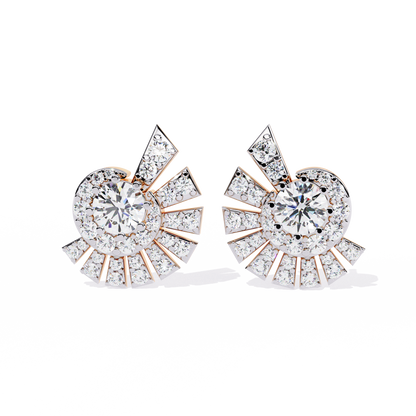 Corazón de Oro Diamond Earrings