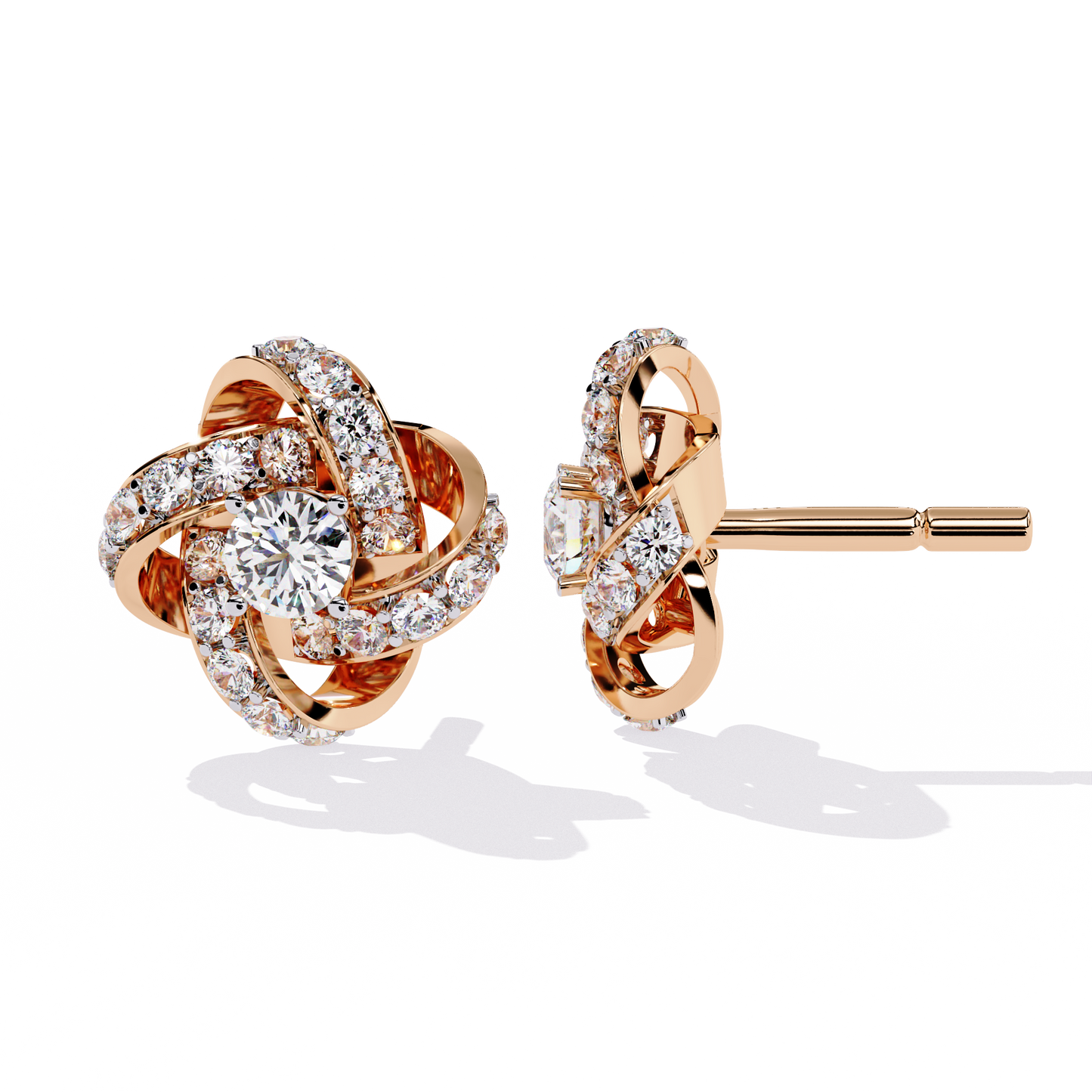 Twilight Glow Diamond Earrings