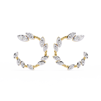 Starlit Dots Diamond Earrings