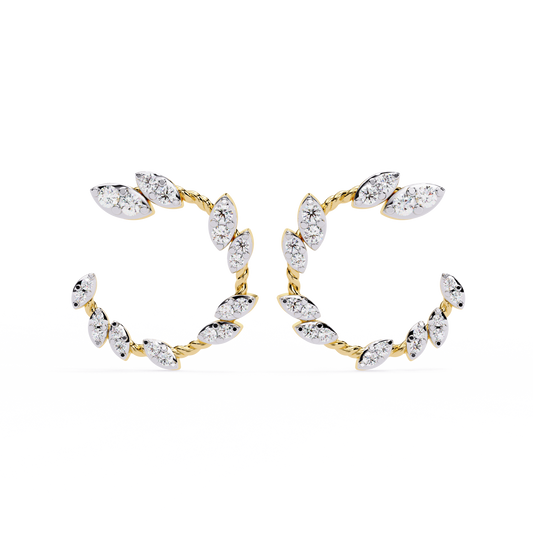 Starlit Dots Diamond Earrings