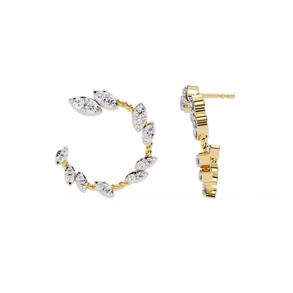 Starlit Dots Diamond Earrings
