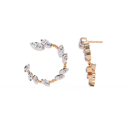 Starlit Dots Diamond Earrings