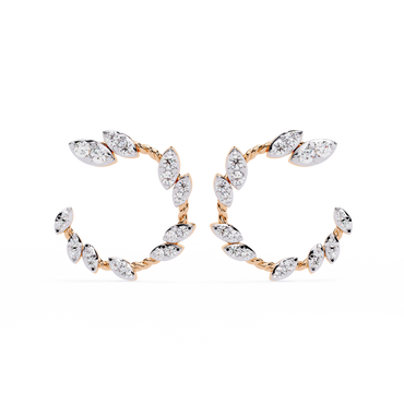 Starlit Dots Diamond Earrings